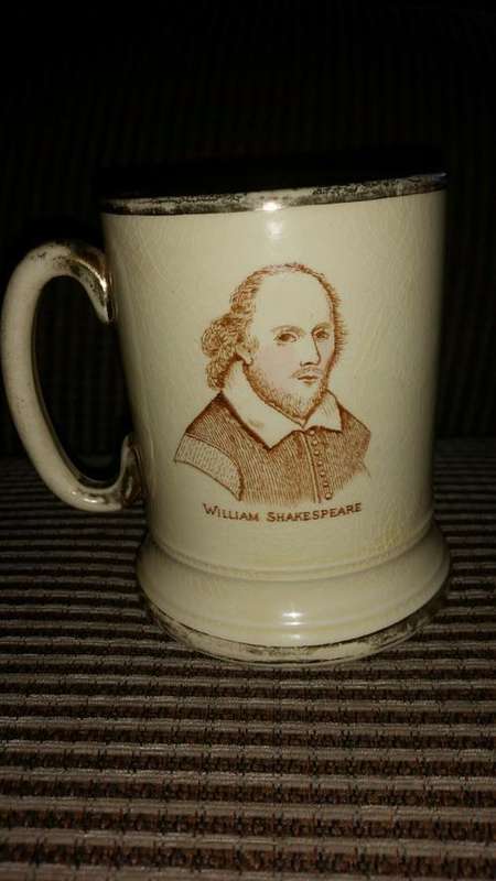 William shakespear mug vintage no chips